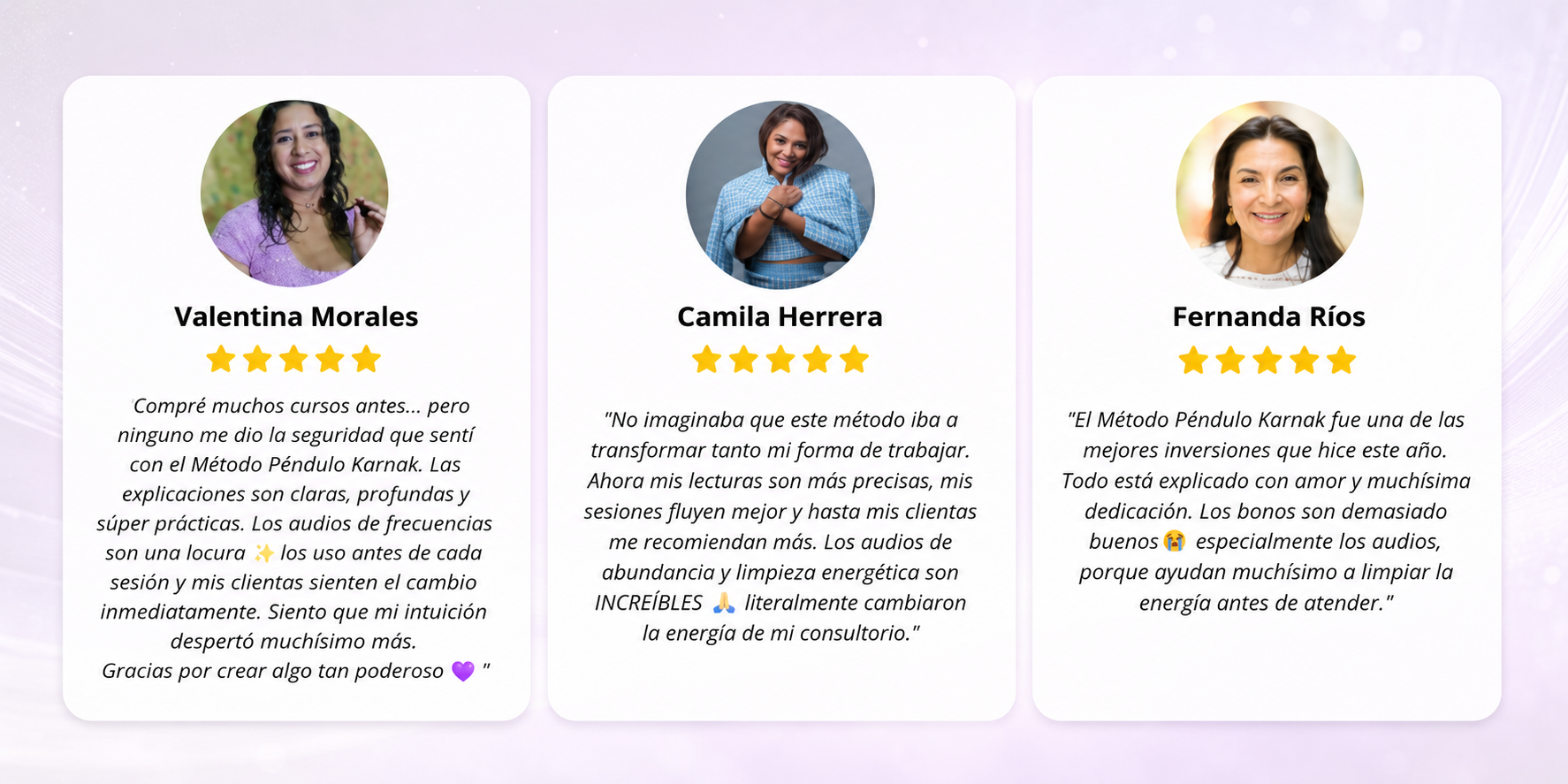 Testimonios de Alumnas