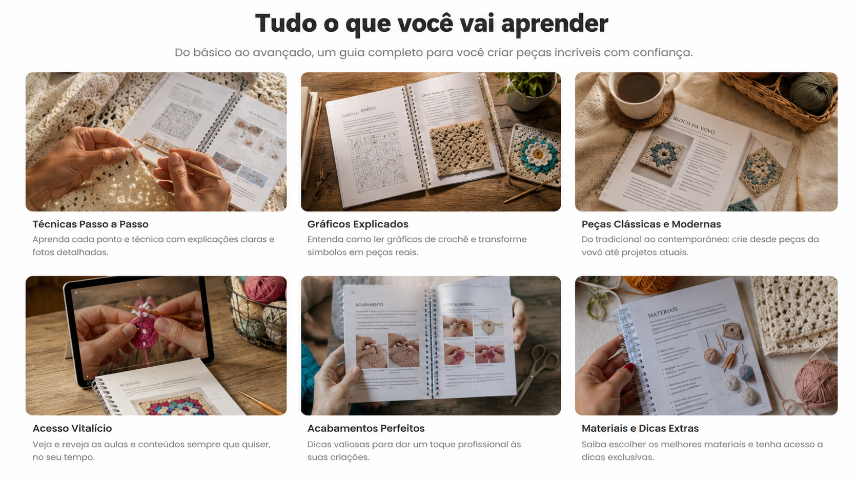 Clube das Receitas de Crochê - Terceira dobra